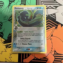 Pokemon TCG Rayquaza Delta Species 16/110 Holon Phantoms Holo Rare 2006 - Image 1