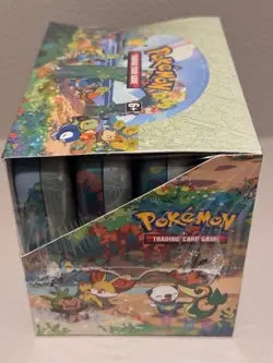 Pokemon Celebrations Mini Tins : Complete Display 8 Factory Sealed Tin Box - Image 4