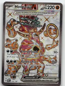 HOOPA EX 226/182 ULTRA RARE PARADOX RIFT POKEMON NEAR MINT - Image 2