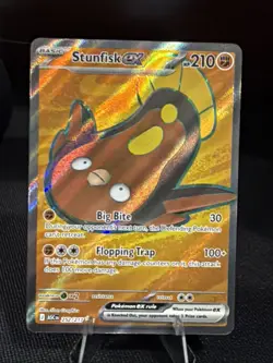 Stunfisk ex Full Art Ultra Rare 252/217 Pokemon Ascended Heroes English NM - Image 1