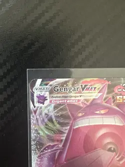 Pokemon Gengar VMAX 157/264 Fusion Strike Ultra Rare Full Art Holo 320 HP - Image 3