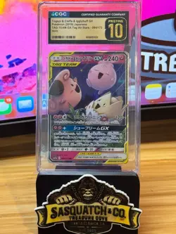Pokemon TCG CGC Pristine 10 Togepi & Cleffa & Igglybuff GX 094/173 TAG TEAM GX - Image 1
