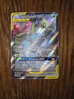 Pokemon TCG Celebi & Venusaur GX SM167 Sun & Moon Promo Tag Team Ultra Rare MP - Image 2