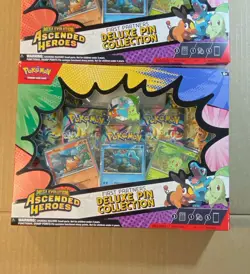 Pokemon TCG Ascended Heroes First Partners Deluxe Pin Collection Sealed LOT OF 2 - Image 4