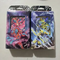 Pokemon TCG SET OF 2 - ZERAORA V AND DEOXYS V BATTLE DECKS - Image 1