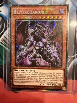 RA05-EN023 Bystial Saronir Dragon/Effect Holo 1st Ed Starlight Rare YuGiOh TCG - Image 1
