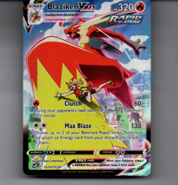 2022 Pokemon TCG Blaziken VMAX Silver Tempest Trainer Gallery TG15/TG30 - Image 1