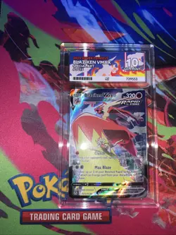 Pokemon TCG Blaziken VMAX TG15/TG30 Silver Tempest ACE 10 GEM MINT - Image 1