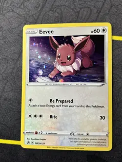 Eevee SWSH127 - Black Star Promo 2021 Holo Foil Pokemon Card - NM - Image 2