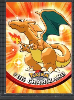 Charizard #06 Topps Series - Pokemon Card - Red/Pink label - NM - Image 1