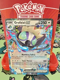 Pokemon Grafaiai EX 100 Scarlet & Violet Promo Cards Double Rare Holo NM - Image 1