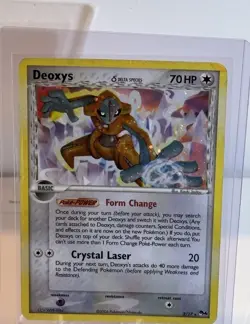 Pokemon TCG 2006 Pop Series Deoxys Holo Card 2/17 Rare - Image 1
