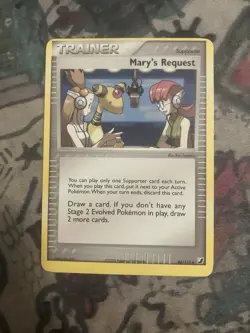Pokemon TCG Miscut Mary's Request 86/115 Unseen Forces Uncommon Error Card - Image 1