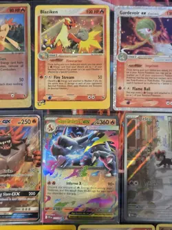 Pokemon Card Lot E Reader holo rev holo Break Ir Charizard Ex Blaziken Swirl - Image 1