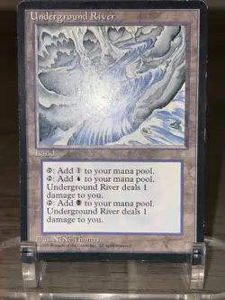 MTG Underground River Ice Age Magic The Gathering LP (C) - Image 2