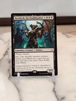MTG Razaketh, the Foulblooded Hour of Devastation Regular LP - Image 1
