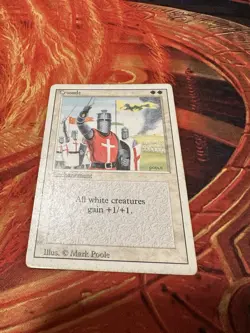 Cru Sade Revised Edition HP Heavily Played MTG Magic The Gathering FREE SHIPPING - Image 2