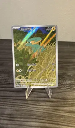 Pokemon TCG Electrike 196/182 Illustration Rare Holo Sv10: Destined Rivals - Image 1
