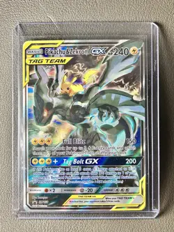 Pikachu & Zekrom GX SM168 Tag Team Promo 🔥Pokemon High Grade - Image 1
