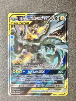 Pikachu & Zekrom GX SM168 Tag Team Promo 🔥Pokemon High Grade - Image 5