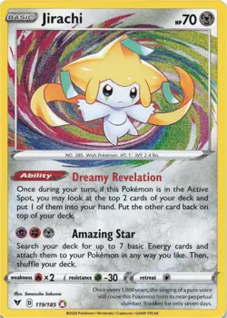 Pokemon - Jirachi #119/185 - SWSH04: Vivid Voltage Holo - Image 1