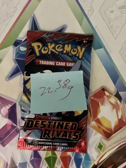 (VERY HEAVY) 22.38g Pokemon TCG Destined Rivals Booster Pack (SEALED)✅ - Image 2