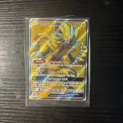 Pokemon Sun & Moon Lost Thunder Holo Zeraora GX (Full Art) 201/214 - - Image 1