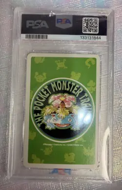 Nintendo 1996 Pokemon Green P/C Bulbasaur Ace of Diamonds #001 PSA 10 - Image 2