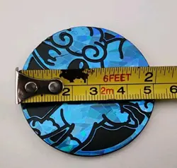 Pokemon Vulpix Blue Jumbo Coin Token for TCG Pokemon (5cm diameter) from Advent - Image 2