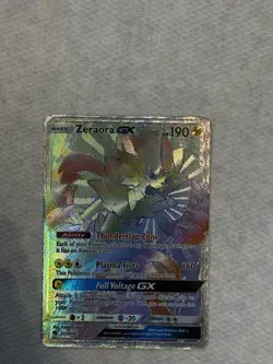 Pokemon Zeraora GX 221/214 Sm-Lost Thunder Secret Rare Full Art Holo GX - Image 2