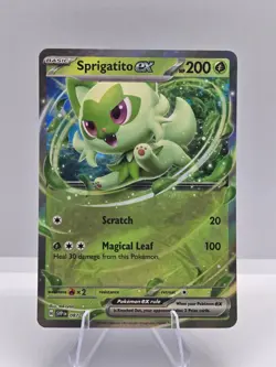 Sprigatito ex 087 Holo Promo Scarlet & Violet Promo Pokemon NM - Image 1