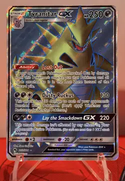 Pokemon TCG Tyranitar GX 203/214 Lost Thunder (see photos and description) - Image 1
