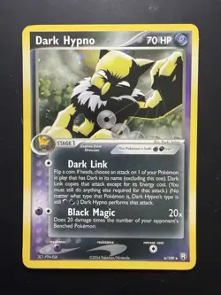 Dark Hypno Holo Team Rocket Returns #6 2004 Pokemon EX - Image 1