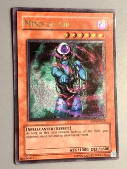 yugioh Mind on Air SOD-EN027 Unlimited Edition Ultimate Rare lightly played - Image 3