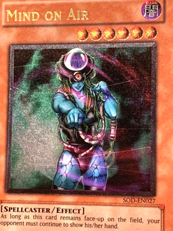 yugioh Mind on Air SOD-EN027 Unlimited Edition Ultimate Rare lightly played - Image 4