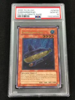 Yugioh 2006 Submarineroid POTD-EN008 PSA 10 Ultimate Rare - Image 1