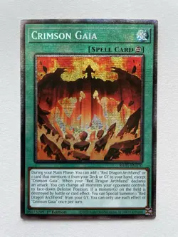 Yu-Gi-Oh! Crimson Gaia STARLIGHT RARE RA05-EN070 - Image 1