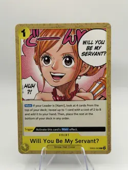 Bandai One Piece CCG Will You Be My ServantU Event EB03-060 Nami - Image 1