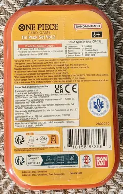 One Piece Tin Pack Set Vol. 2 | Monkey.D.Luffy | Factory Sealed - Image 2