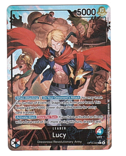 Lucy OP15-002 Alt Art Leader Adventure On Kami's Island English LP - Image 1