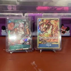 One Piece jewelry Bonney (Alt Art) OP07 & hound blaze (alt art) PRB1 (Japanese) - Image 1