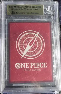 One Piece OP01-003 Monkey D Luffy Alternate Art - BGS 10 Pristine - *Pre Errata* - Image 2