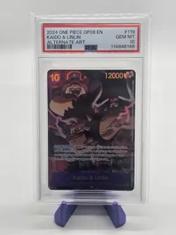 Kaido & Linlin OP08-119 - One Piece Two Legends Alt Art - PSA 10 - English -SEC - Image 1