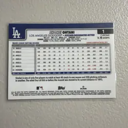 2025 Topps Chrome Shohei Ohtani Sepia Refractor - #1 - Dodgers - Image 2