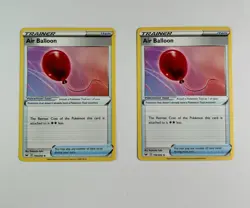 Air Balloon x2 2020 Pokemon Sword & Shield Base Set #156/202 * Near Mint - Image 1
