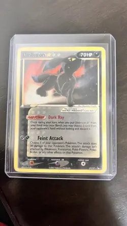 Pokemon Umbreon Star 17/17 POP Series 5 Ultra Rare Regular 70HP Card - Image 1