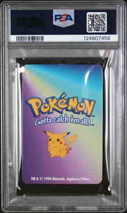 1998 KFC POKEMON CARD GAME #25 PIKACHU PSA 9 - Image 2