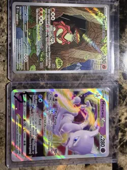 Mewtwo V, Charizard, Tyranitar EX, Sylveon V Full Art Holo Pokemon Card Lot (10) - Image 4