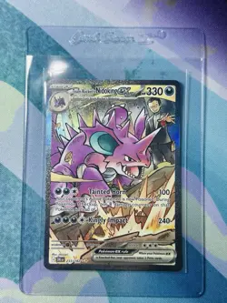 Pokemon - Destined Rivals - Team Rocket's Nidoking ex SIR 233/182🔥 - Image 1