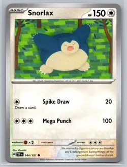 Snorlax #144/191 SV08: Surging Sparks Common - Pokemon Cards G30 - Image 1
